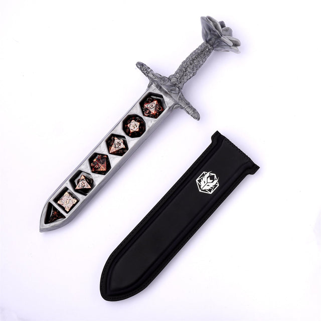 Rose Dagger Dice Case - Silver product image