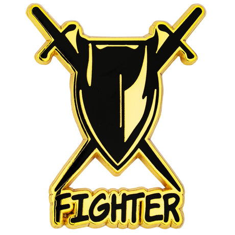 Pin - Black/Gold Fighter product image
