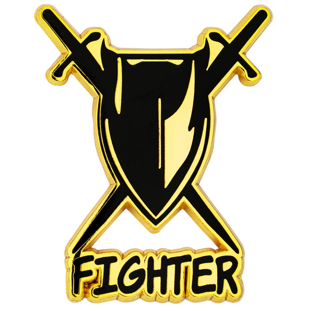 Pin - Black/Gold Fighter product image