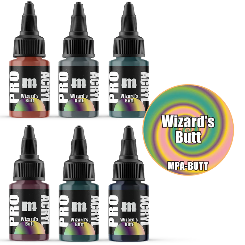 Pro Acryl Wizard's Butt Set - Limited Edition 6-Paint Collection