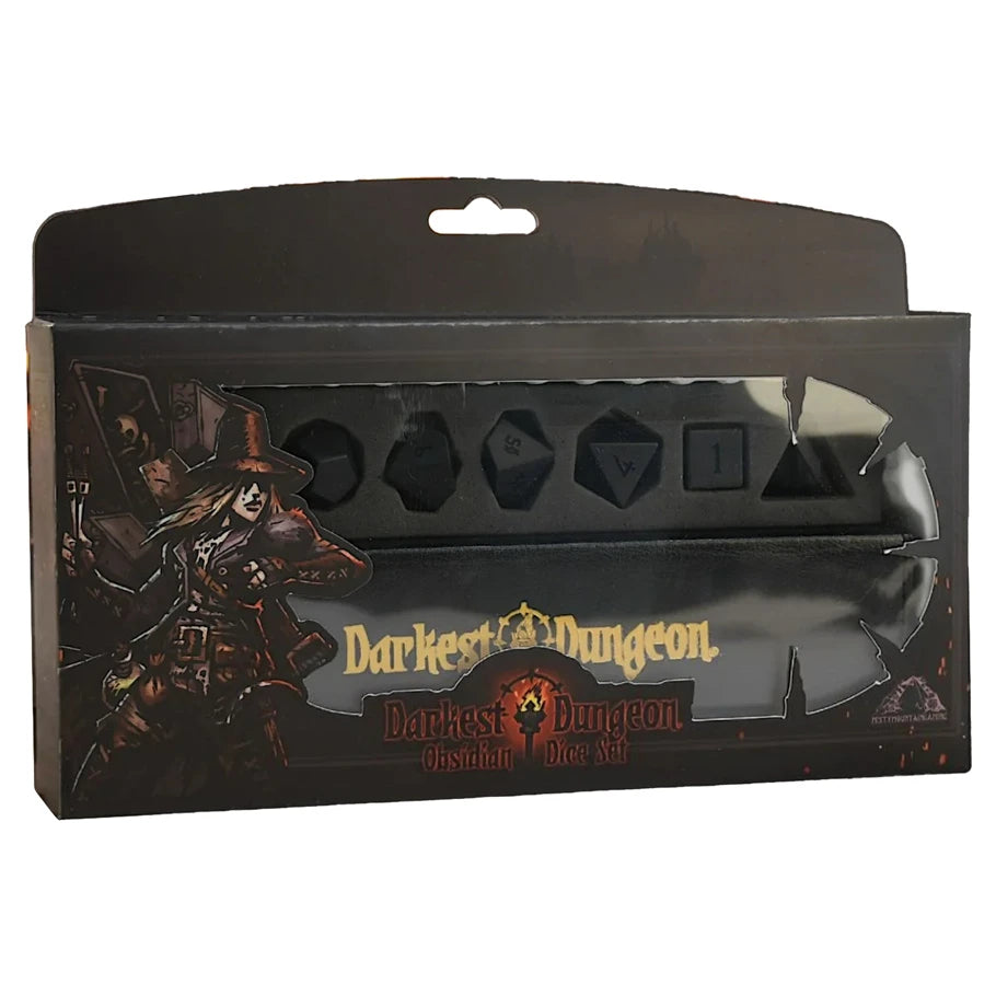 Darkest Dungeon Obsidian 7pc Dice