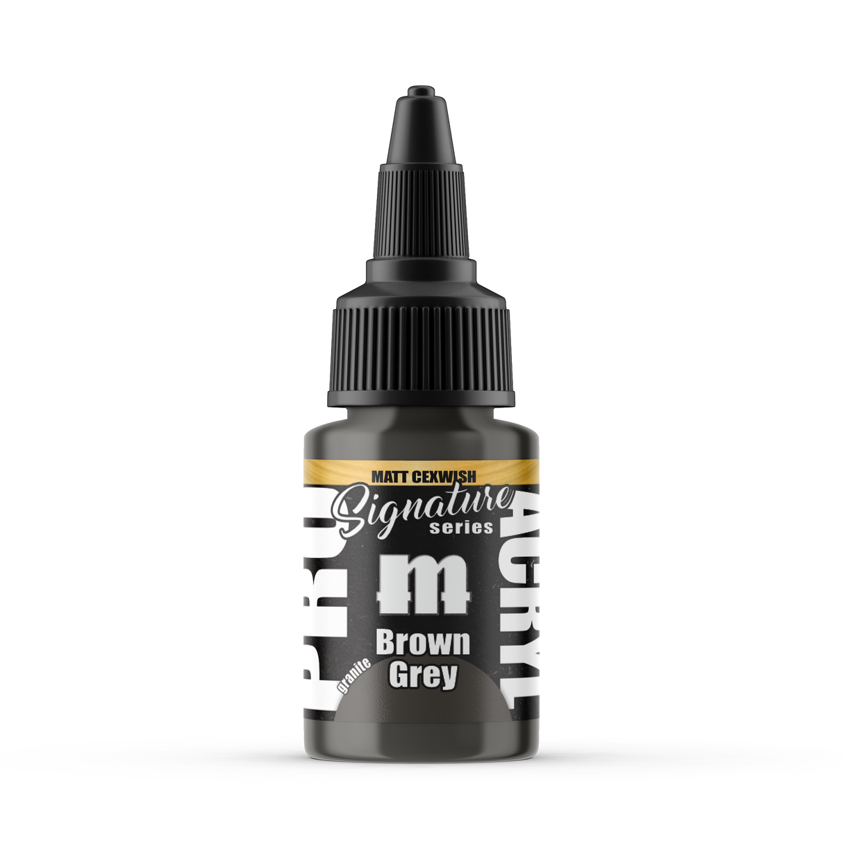 Monument Hobbies Pro Acryl Signature Series: Matt Cexwish Brown Grey Paint (22ml)