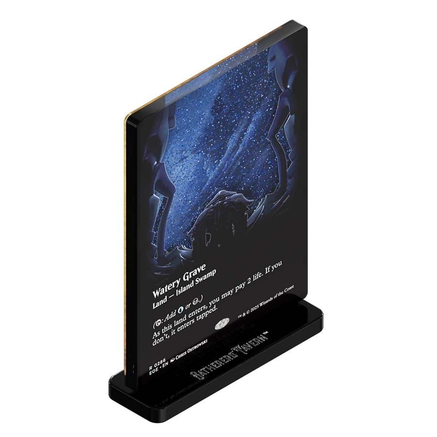 Gatherers' Tavern MTG Edge of Eternities Slab Standee: Watery Grave