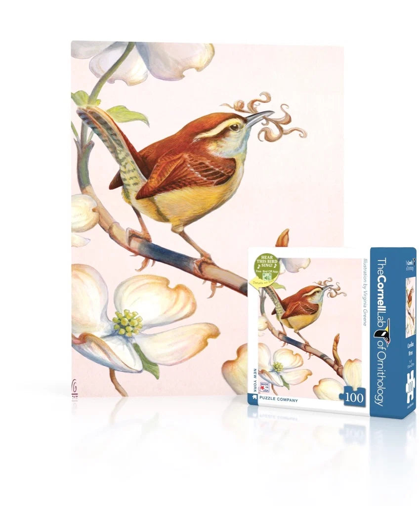 Carolina Wren Mini 100pc Puzzle