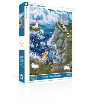 New York Puzzle Company Wind Ridge Cottage 1000-Piece Jigsaw Puzzle product image