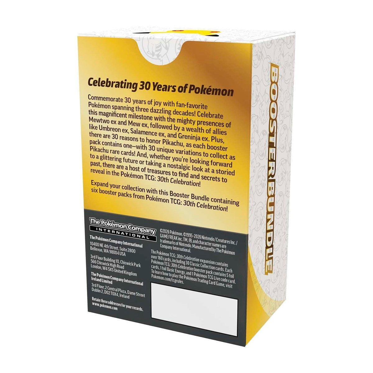(Preorder) 30th Celebration Booster Bundle