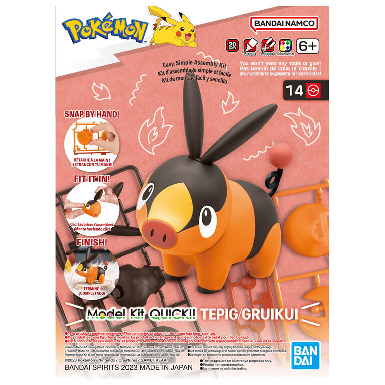 Pokémon Model Kit Quick!! - Tepig