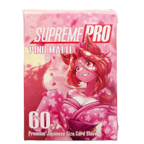 Supreme Pro Pink Matte JPN 60 Sleeves