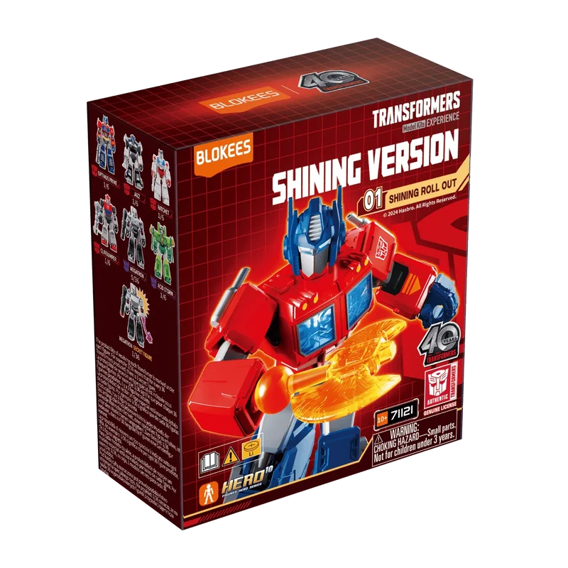 Blokees Transformers Shining Version 01 Shining Roll Out Pack