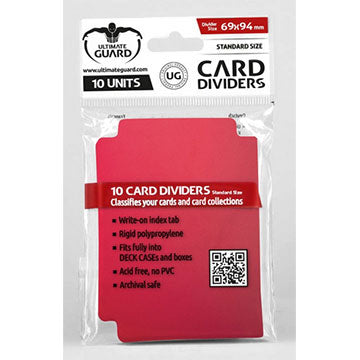 Ultimate Guard Card Dividers Red