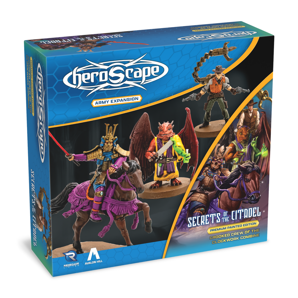 Heroscape: Crooked Crew of the Clockwork Combine Army Expansion Painted