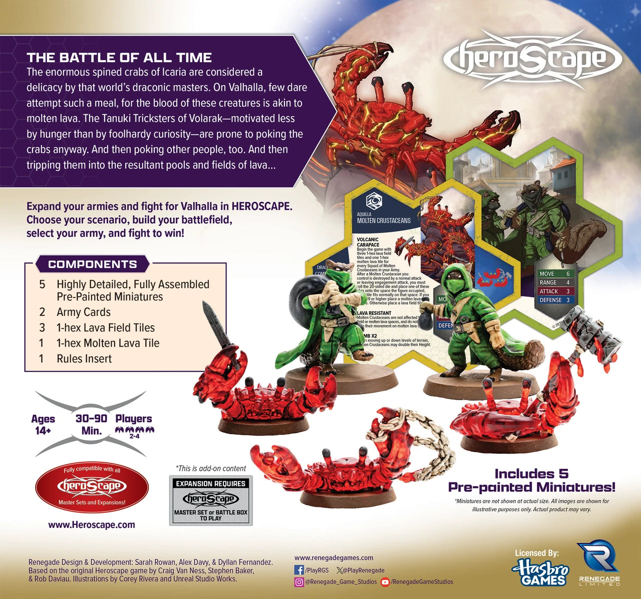 Molten Crustaceans & Tanuki Tricksters Common Army Expansion Painted