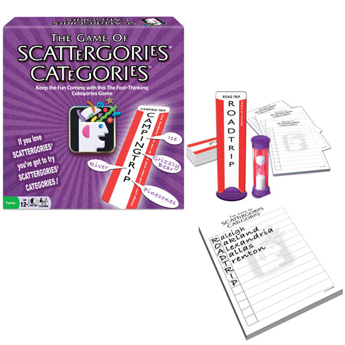 Scattergories Categories
