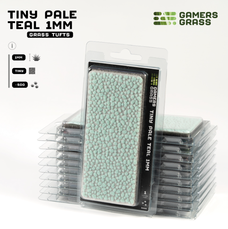 Tiny Tufts Pale Teal - Tiny