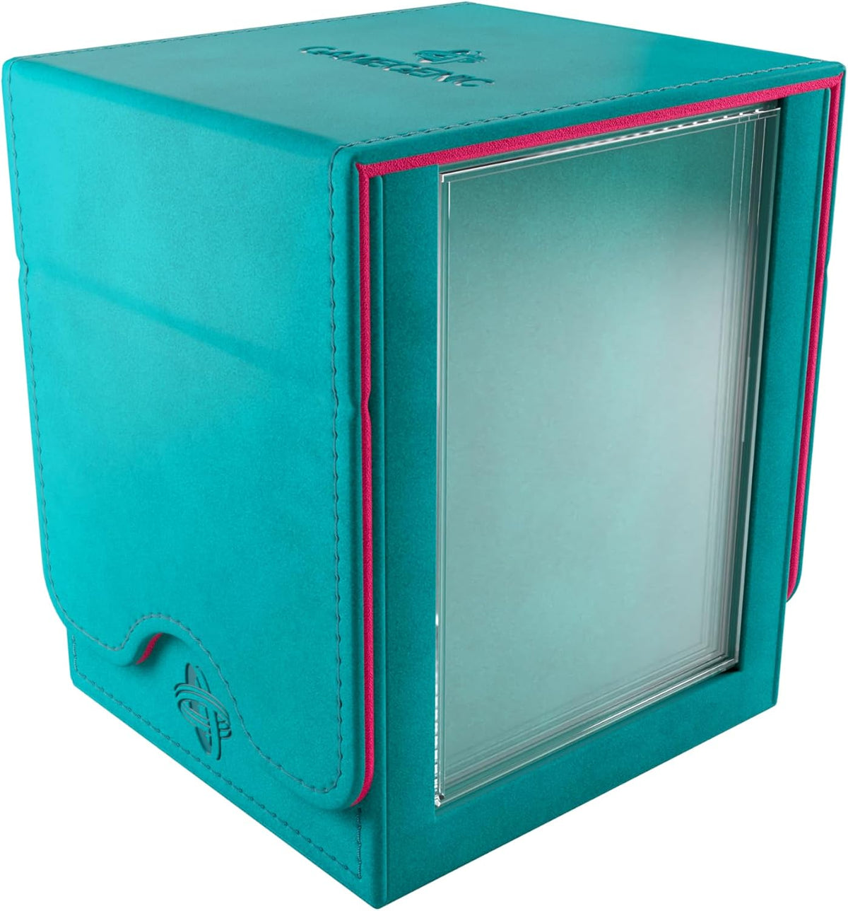 Gamegenic Squire Plus 100+ XL Convertible Deck Box - Teal/Pink