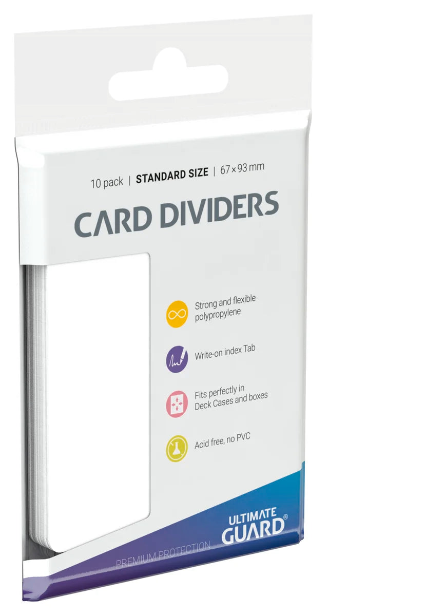 Ultra Guard Card Dividers White