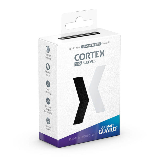 Ultimate Guard Cortex Sleeves: Standard Size Matte Black (100ct)