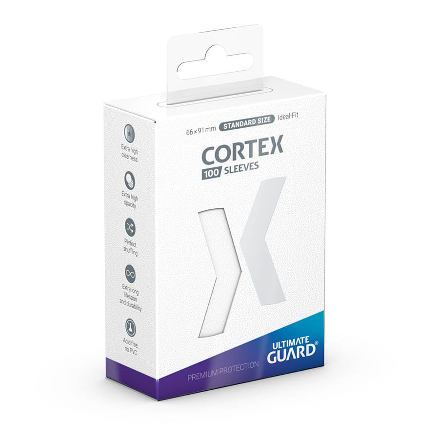 Ultimate Guard Cortex Sleeves: Standard Size Matte White (100ct)