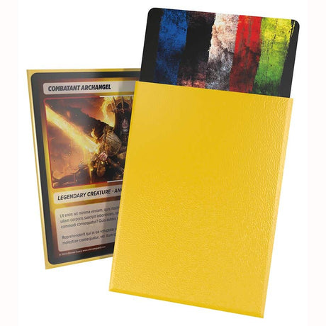 Ultimate Guard Cortex Sleeves: Standard Size Matte Yellow (100ct)
