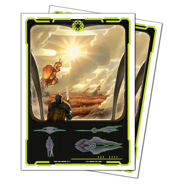 Edge of Eternities 105ct White Mythic Sleeves