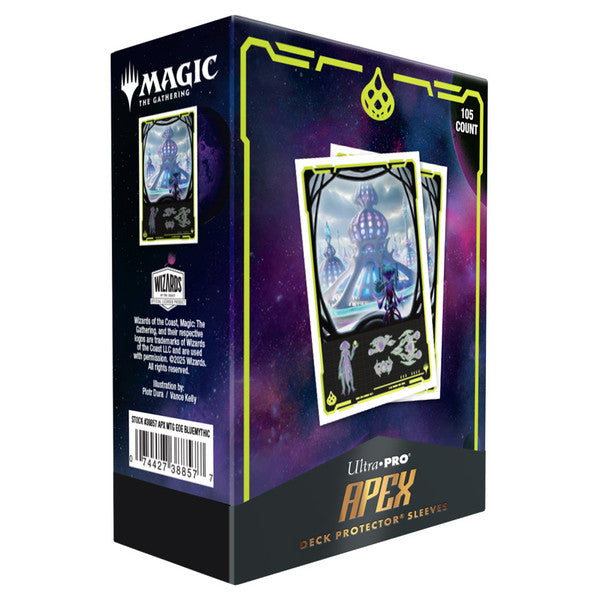 Edge of Eternities 105ct Blue Mythic Sleeves