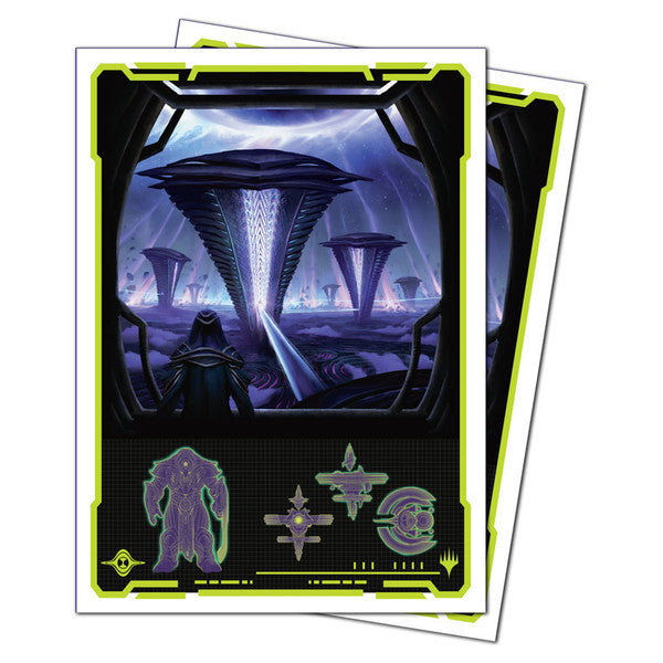 Edge of Eternities 105ct Black Mythic Sleeves