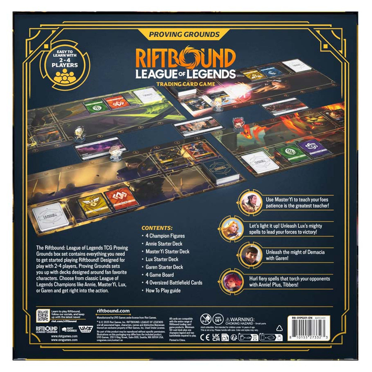 Origins Proving Grounds