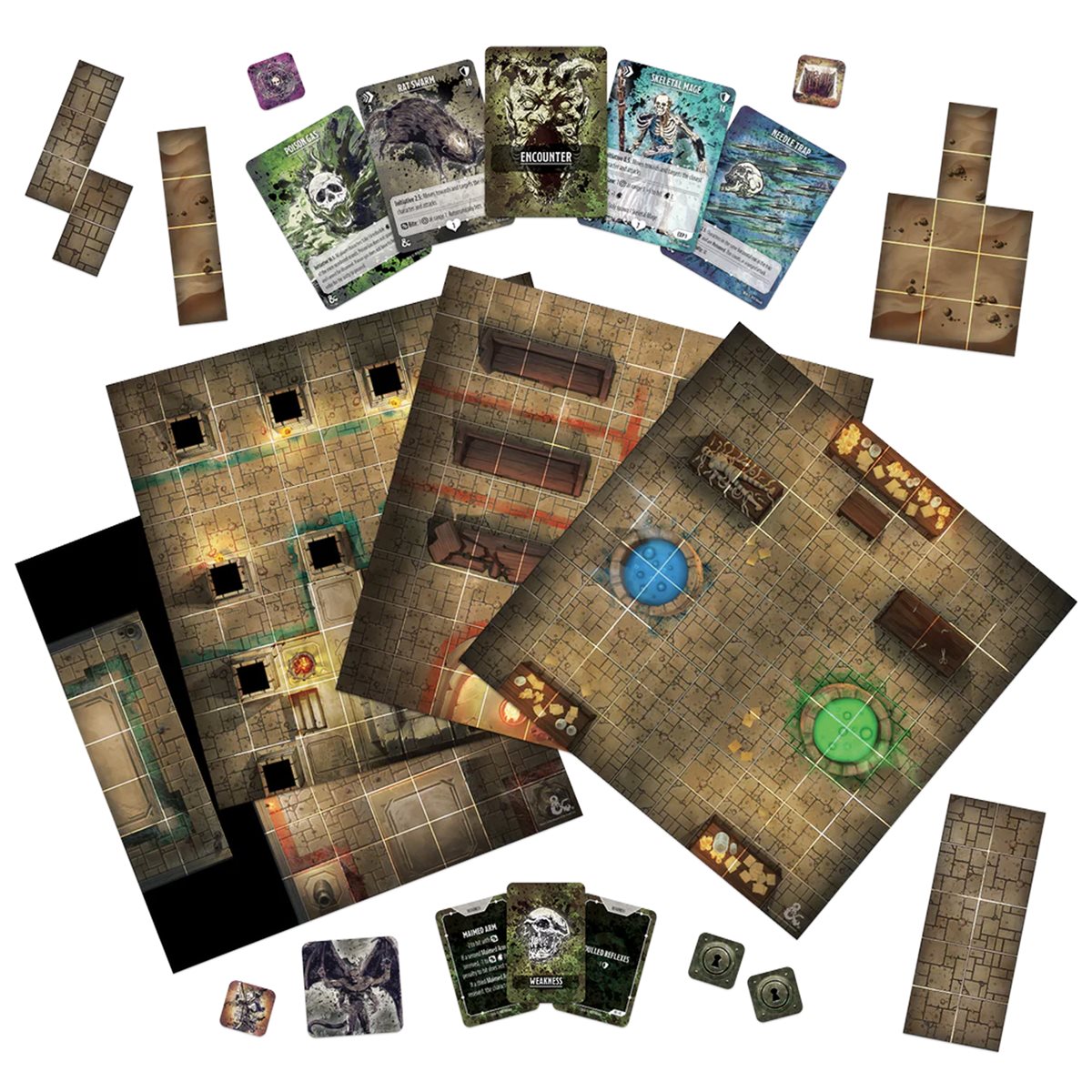 D&D Onslaught: Tombs of Horror Maps & Monsters