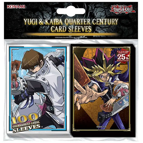 Yu-Gi-Oh! Yugi & Kaiba Quarter Century Card Sleeves (100-Pack)