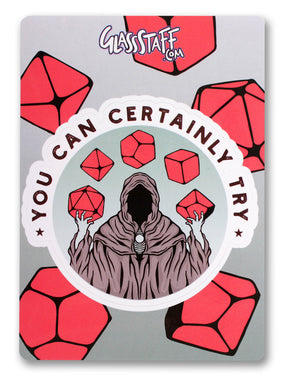 You Can Certainly Try Red Sticker product image