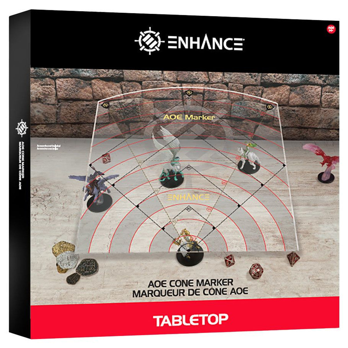 Enhance Tabletop 60' AoE Cone Marker