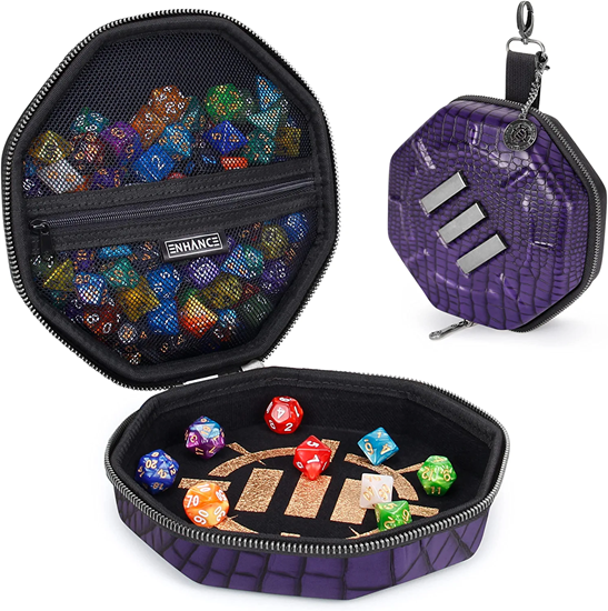 Accessory Power Enhance Red Dice Case Collectors Edition Purple