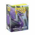 Dragon Shield Matte Dual Sleeves - Nebula and Silver (100ct)