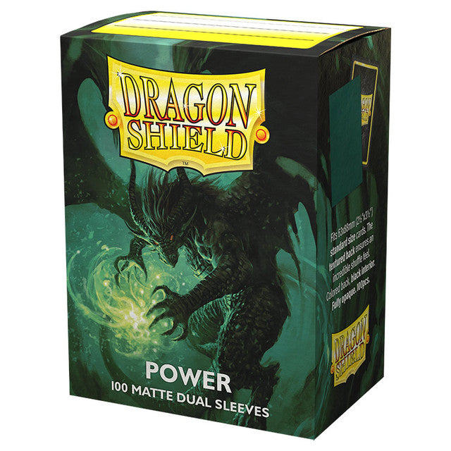 Power Dual Matte Dragon Shield Sleeves, 100ct