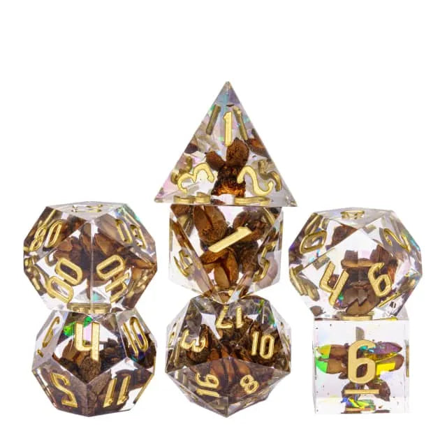 7pc Flower Dice Chrysanthemum