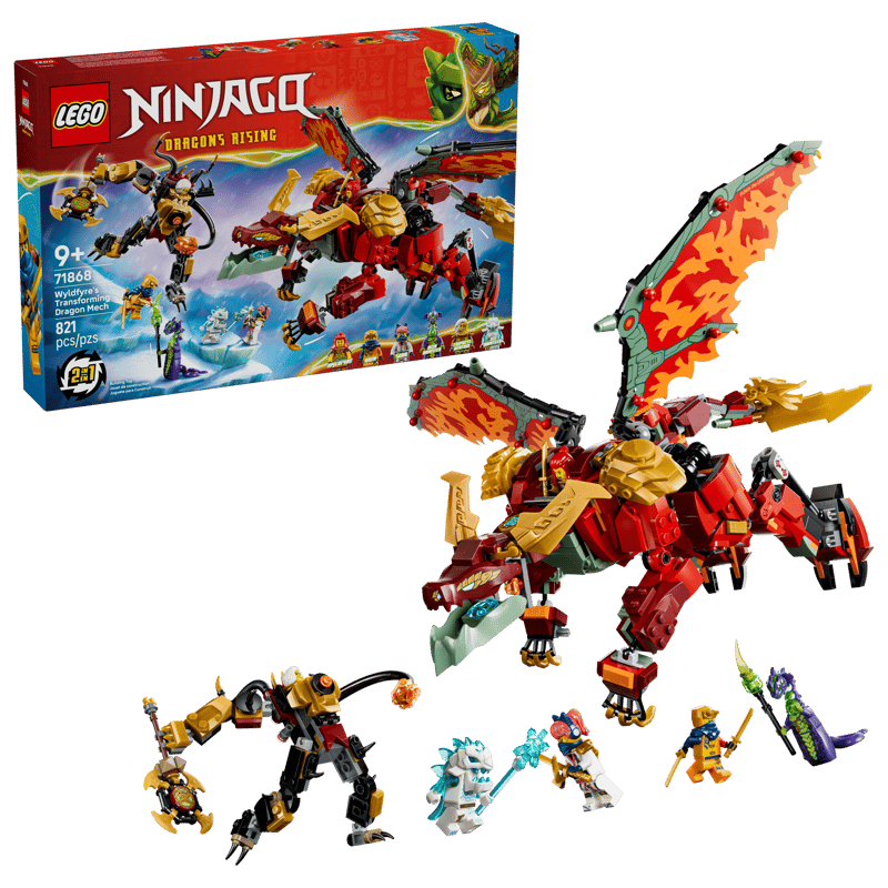 Wyldfyre's Transforming Dragon Mech