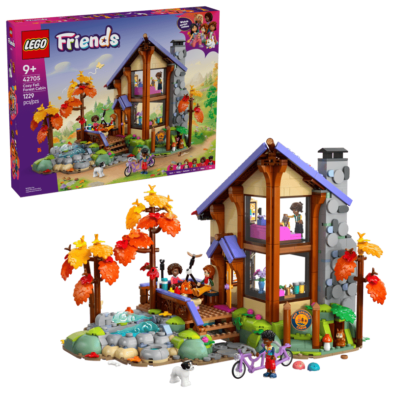 Cozy Fall Forest Cabin