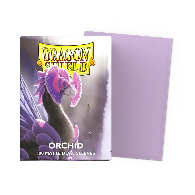 Dragon Shield Dual Sleeves Matte Orchid