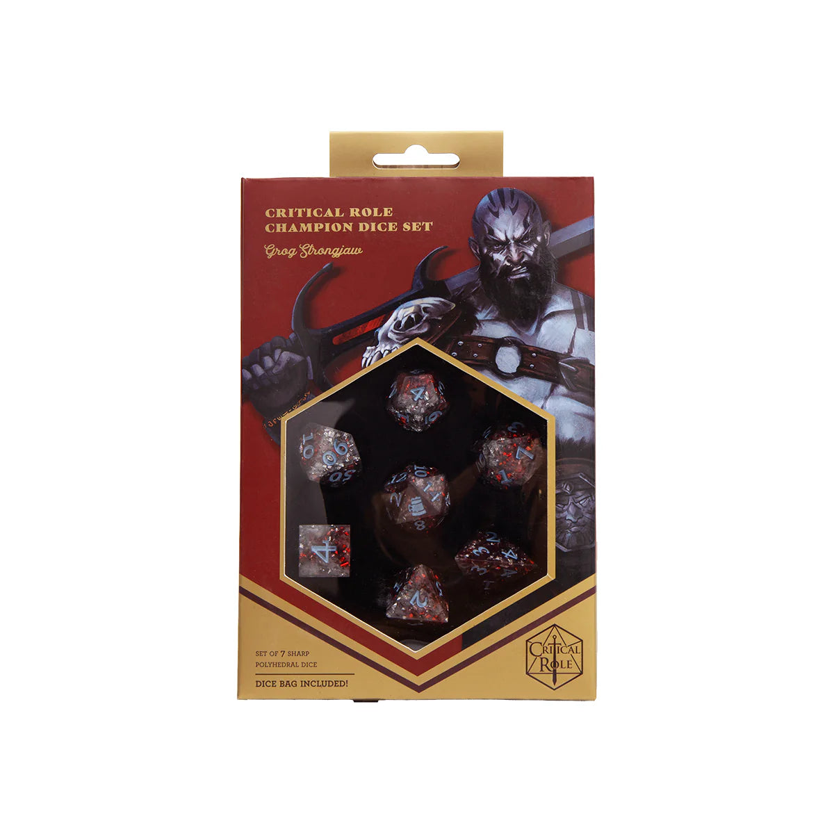 Critical Role Champion Dice: Grog Strongjaw