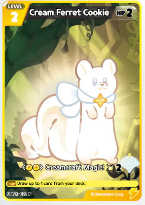 Cream Ferret Cookie Promo