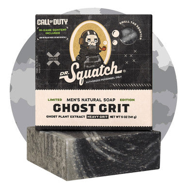Dr. Squatch Ghost Grit Bar Soap