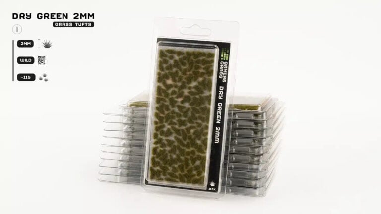 Gamers Grass Dry Green 2mm - Wild