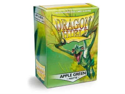 Apple Green Matte Dragon Shield (100)