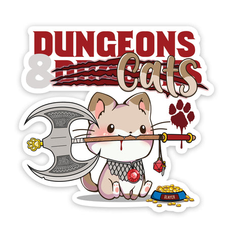 Dungeons & Cats Sticker product image