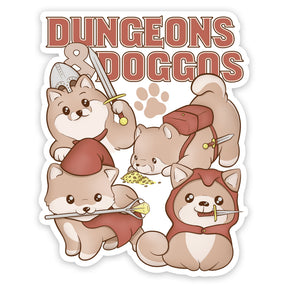 Dungeons & Doggos Sticker product image