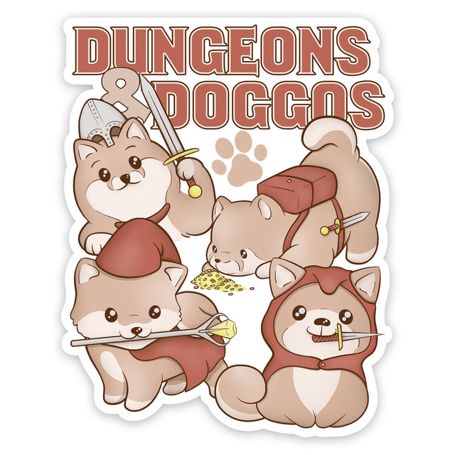 Dungeons & Doggos Sticker product image