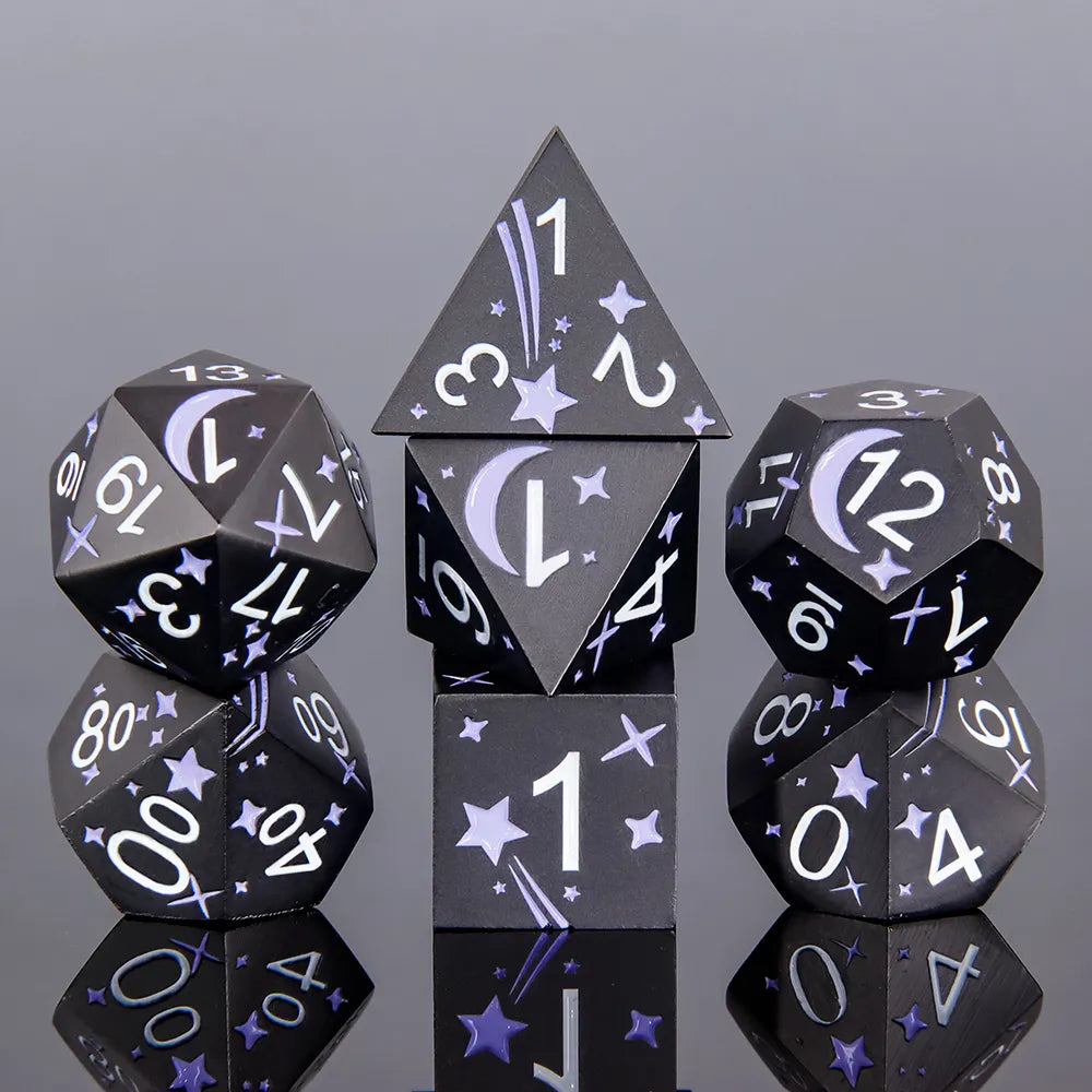 7 Set Planet Violet Dice