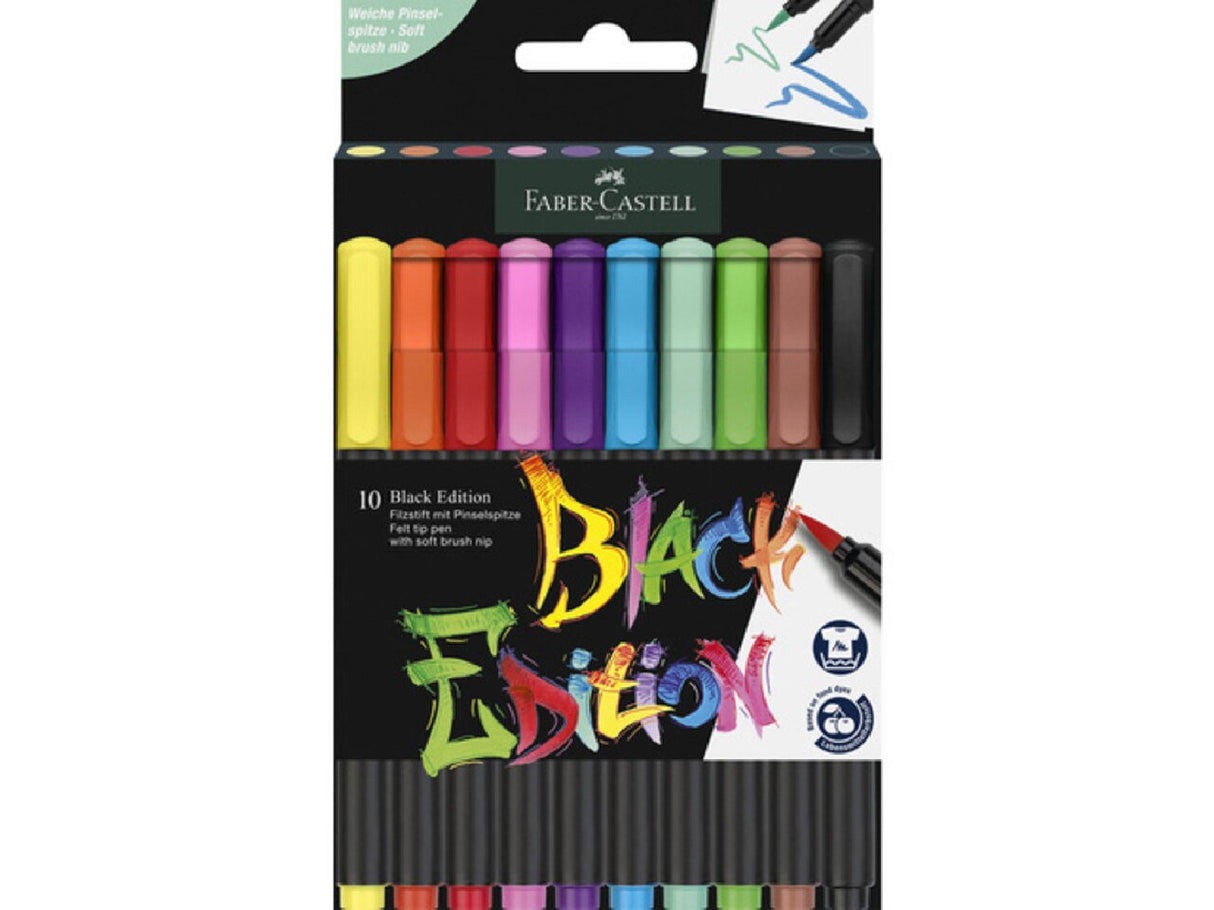 Black Edition Felt Tip Pen 10ct