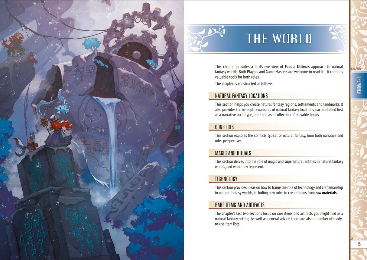 Fabula Ultima: Atlas – Natural Fantasy Supplement