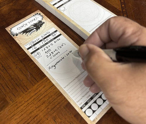 Stat Trackers: Blank Monster Trackers Pad product image